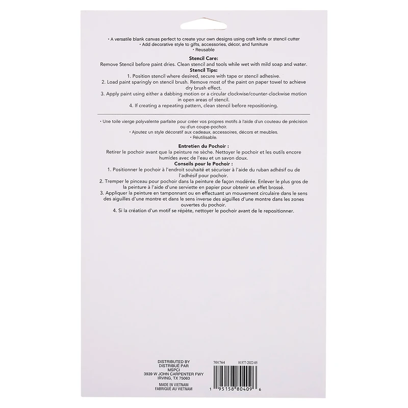 Blank Stencil, 7" x 10" by Craft Smart®