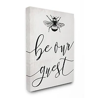Stupell Industries Be Our Guest Canvas Wall Accent