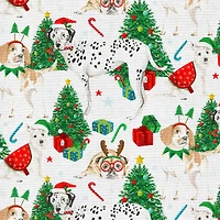 Fabric Editions Santapaws Cotton Fabric