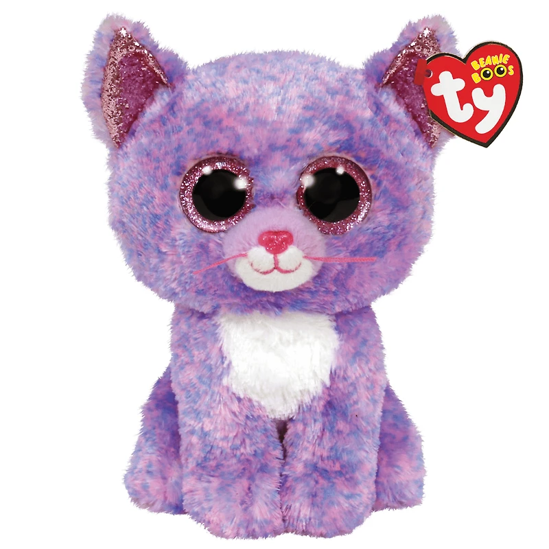 Ty Beanie Boos™ Cassidy Lavender Cat, Regular