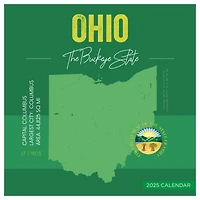 TF Publishing 2025 Home: Ohio Wall Calendar