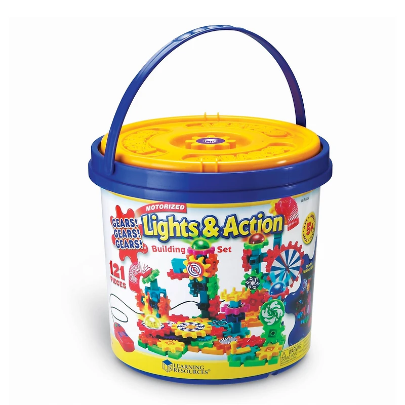 Learning Resources® Gears! Gears! Gears! Lights & Action Building Set