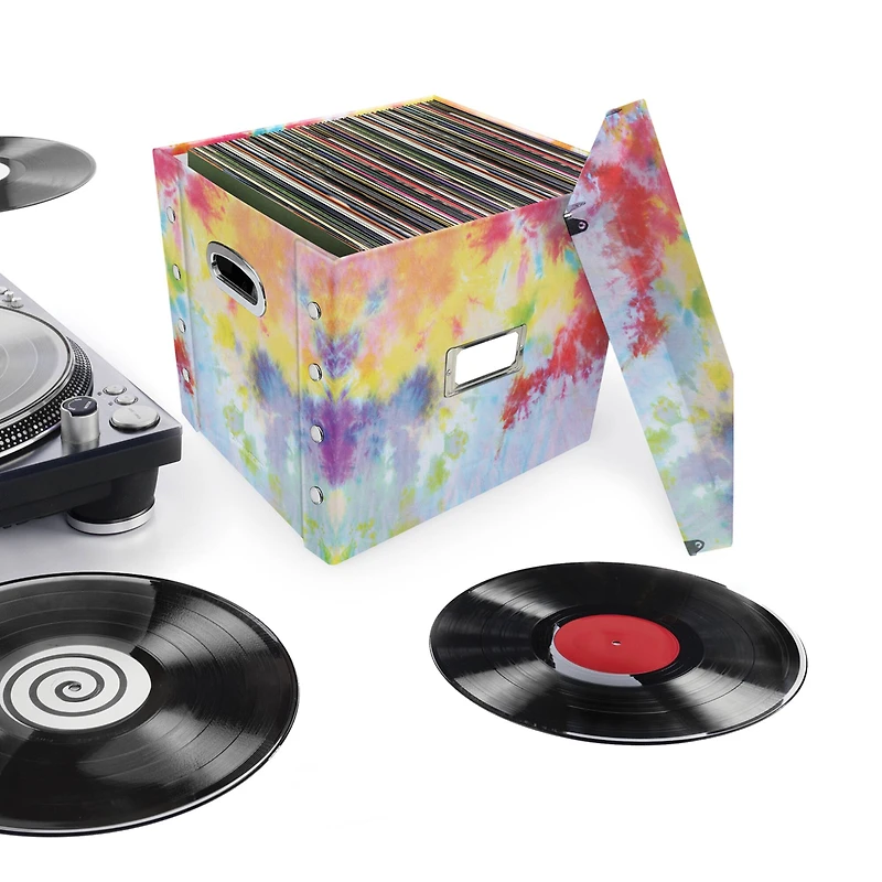 12" Snap-N-Store Tie Dye Vinyl Record Storage Box