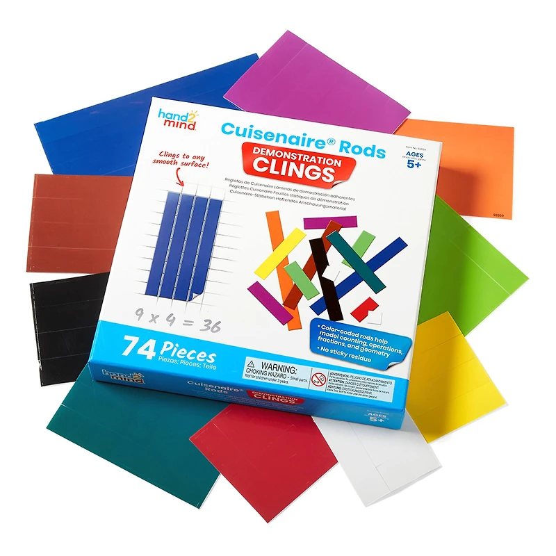 Hand2mind® Cuisenaire® Rods Demonstration Clings