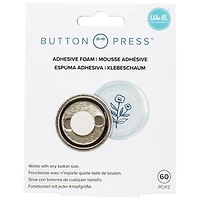 We R Memory Keepers® Button Press™ Adhesive Foam Pieces, 60ct.