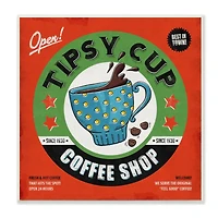 Stupell Industries Coffee Shop Comic Wall Plaque