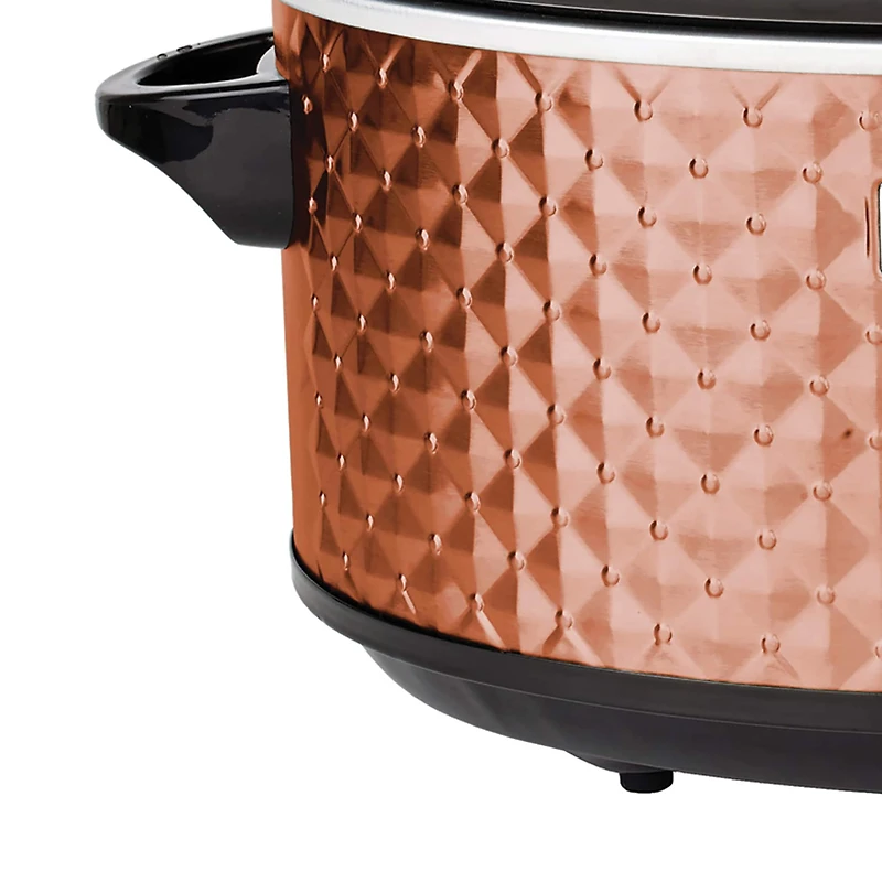 Brentwood Copper 7qt. Quilted-Pattern Slow Cooker