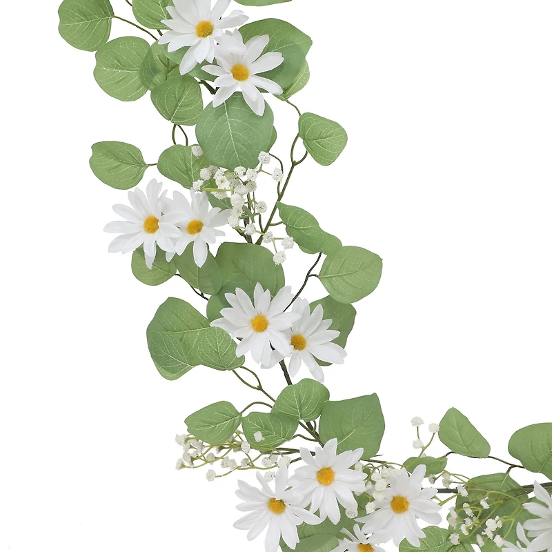 6ft. White Daisy Garland by Ashland®