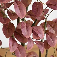 6ft. Artificial Autumn Dogwood Fall Tree in Decorative Planter