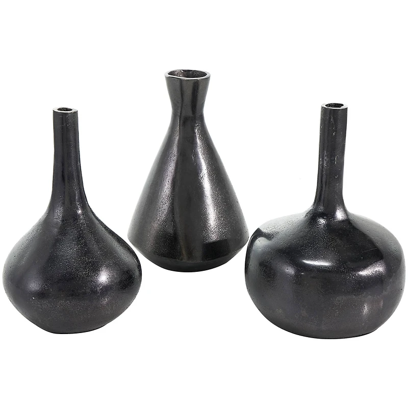 CosmoLiving by Cosmopolitan Contemporary Aluminum Vase Set