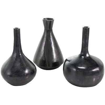 CosmoLiving by Cosmopolitan Contemporary Aluminum Vase Set