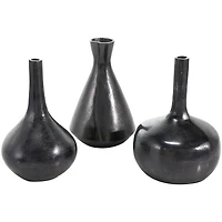 CosmoLiving by Cosmopolitan Contemporary Aluminum Vase Set