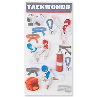 Tae Kwon Do Dimensional Stickers by Recollections™