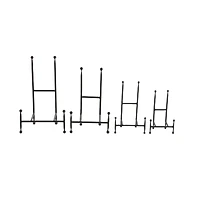 Black Metal Modern Easel Set