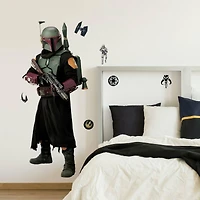 RoomMates Star Wars The Mandalorian Boba Fett Peel & Stick Giant Wall Decal