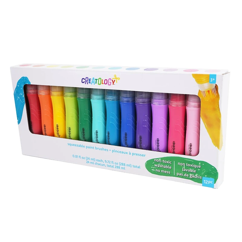 Squeezable Paint Brushes by Creatology™, 12ct.