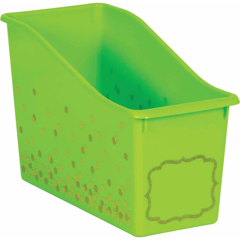 Teacher Created Resources Confetti Plastic Book Bin