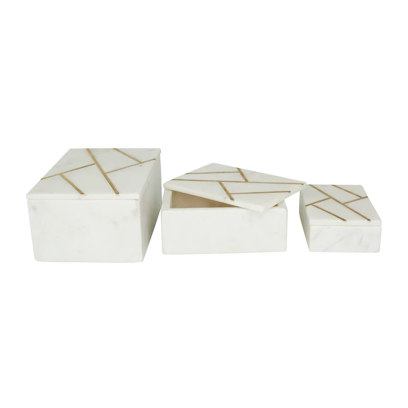 White Abstract Glam Box Set