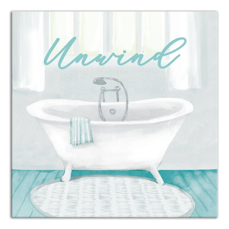Unwind 16" x 16" Canvas Wall Art