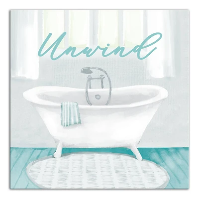 Unwind 16" x 16" Canvas Wall Art