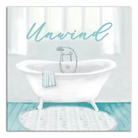 Unwind 16" x 16" Canvas Wall Art