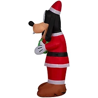 4ft. Airblown® Inflatable Christmas Goofy in Santa Suit