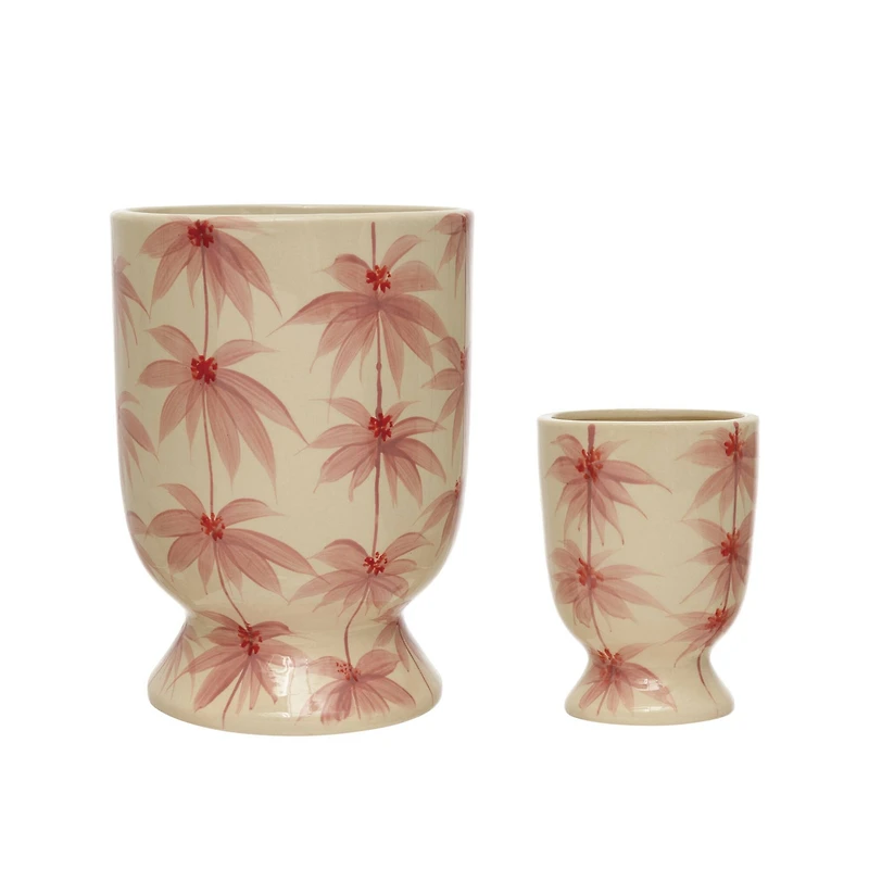 Hello Honey® 5" Round Stoneware Footed Planter