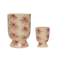 Hello Honey® 5" Round Stoneware Footed Planter