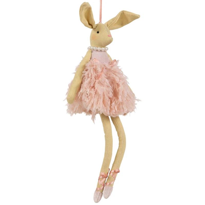 13" Plush Ballerina Bunny Easter Wall Decoration