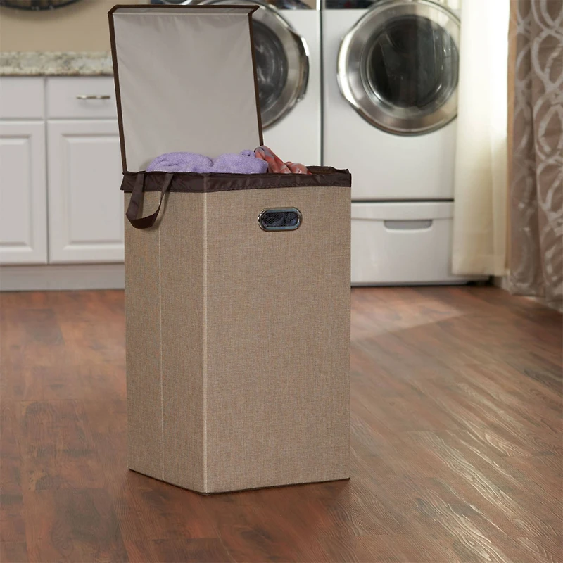 Household Essentials 26" Laundry Hamper with Lid