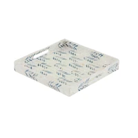 White Enamel Wood Coastal Tray Set