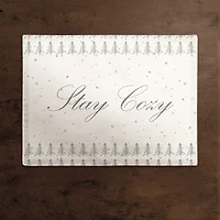Tree Stay Cozy 18x14 Poly Twill Placemat