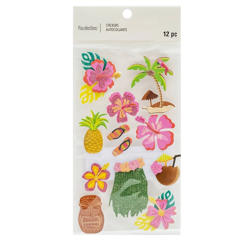 Hawaiian Vacation Dimensional Stickers by Recollections™