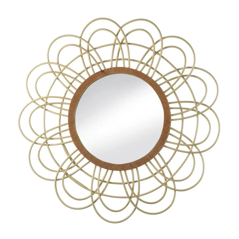 Nikki Chu Daemono Rattan Loop Mirror