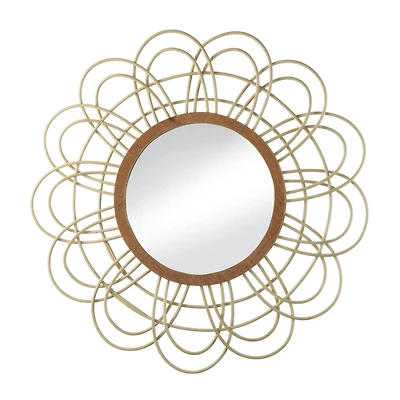 Nikki Chu Daemono Rattan Loop Mirror