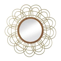 Nikki Chu Daemono Rattan Loop Mirror
