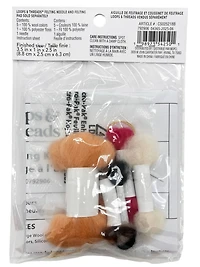 Christmas Fawn Felting Kit by Loops & Threads®