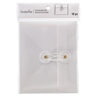 A2 White String & Button Closure Vellum Envelopes by Recollections™, 10ct.