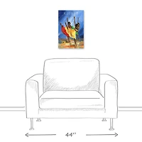 Kuumba Painting Kwanzaa Dance Canvas Wall Art