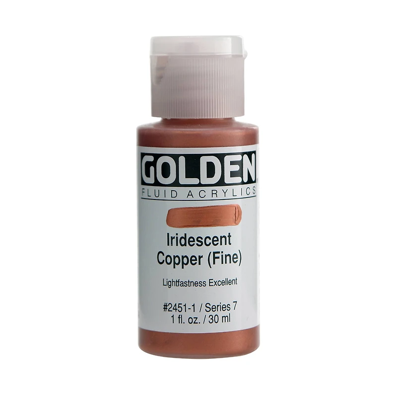 Golden® Iridescent Fluid Acrylics, 1oz.