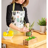 DII® Urban Oasis Cactus Print Chef Apron