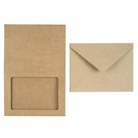 Kraft Frame Cards & Envelopes by Recollections™, 4.25" x 5.5"