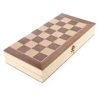 Toy Time Chess Set with Folding Wooden Board