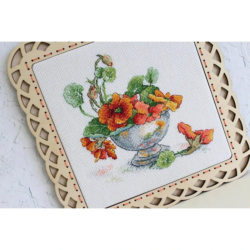 MP Studia Nasturtium Cross Stitch Kit