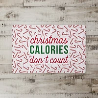 Christmas Calories Don't Count Floor Mat