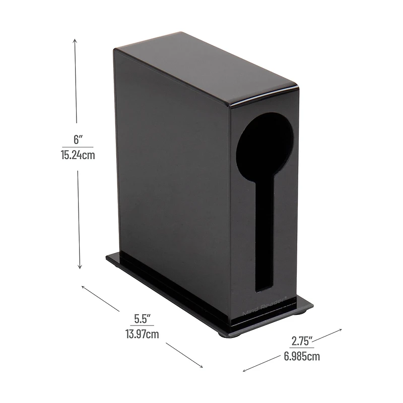 Mind Reader Foundation Collection Black Utensil Dispenser, 2ct.