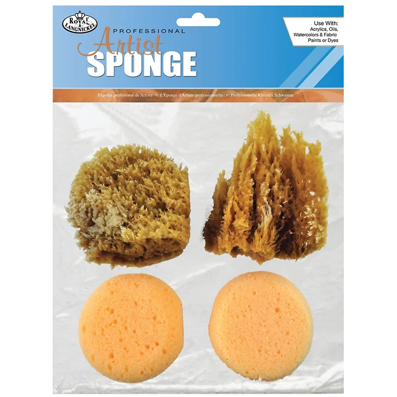 Royal Brush Natural & Synthetic Artist's Sponge Set