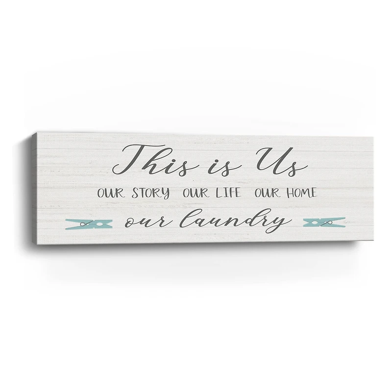 Us and Our Laundry Canvas Giclee