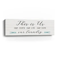 Us and Our Laundry Canvas Giclee