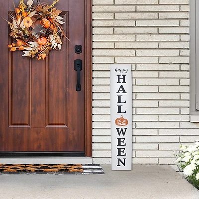 31.5" Metal Happy Halloween Wall Sign
